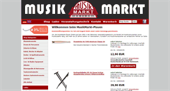 Desktop Screenshot of musikmarkt-plauen.de